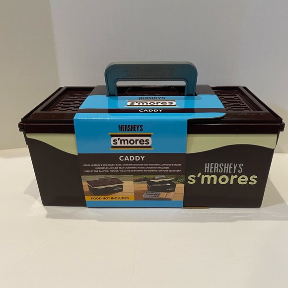 Hershey's S'Mores Brown Baking Caddy Storage with Removable Tray NWT - Picture 2 of 6